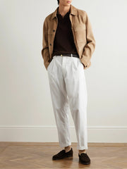 Mens Dunhill Chinos In Off White