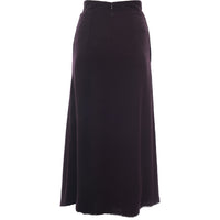 RAEY Womens Asymmetric Crepe Skirt in Purple