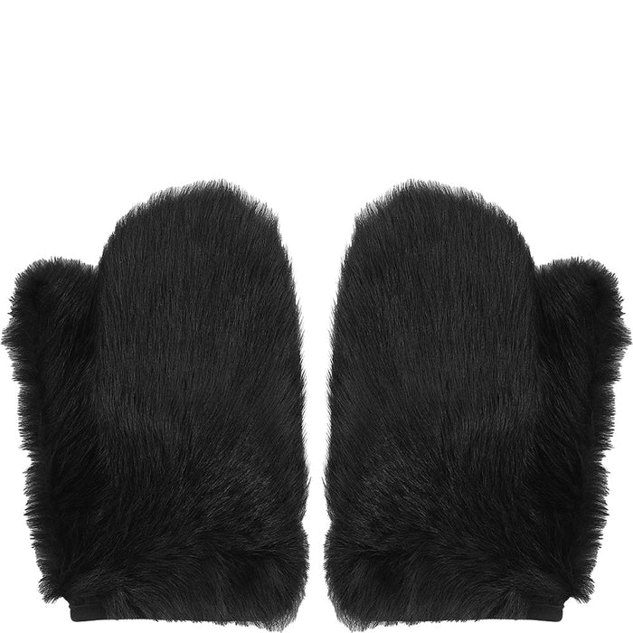 RAEY Womens Toscana Mittens in Black