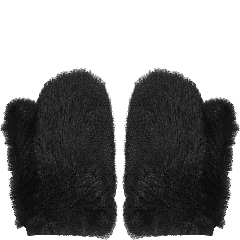 RAEY Womens Toscana Mittens in Black