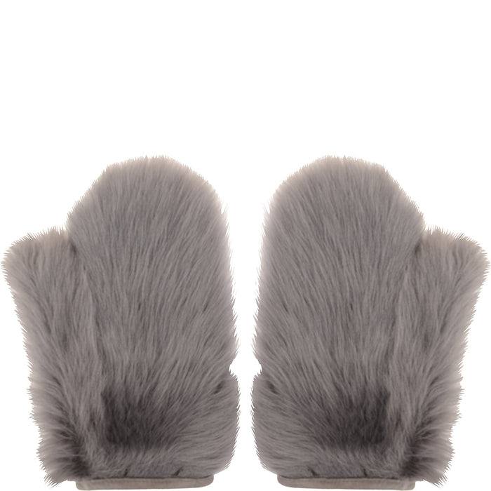 RAEY Womens Toscana Mittens in Grey