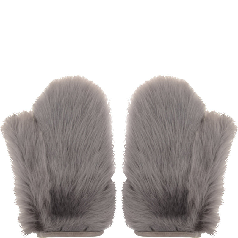 RAEY Womens Toscana Mittens in Grey