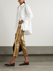 Womens Frame Denim Skinny Jeans In Gold