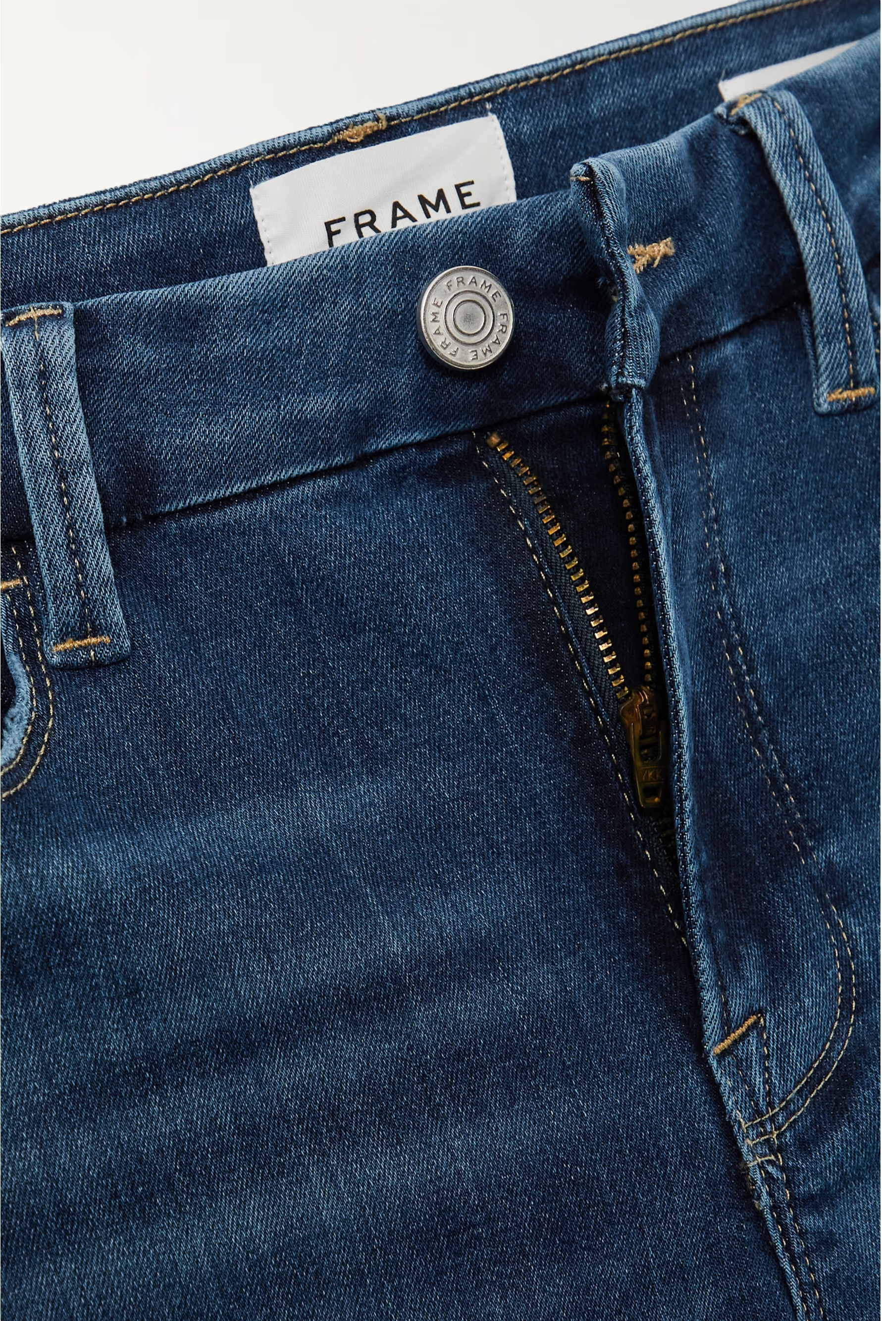 Womens Frame Denim Cropped Jeans In Blue