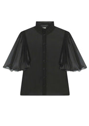 Womens Frame Denim Evening Tops In Black