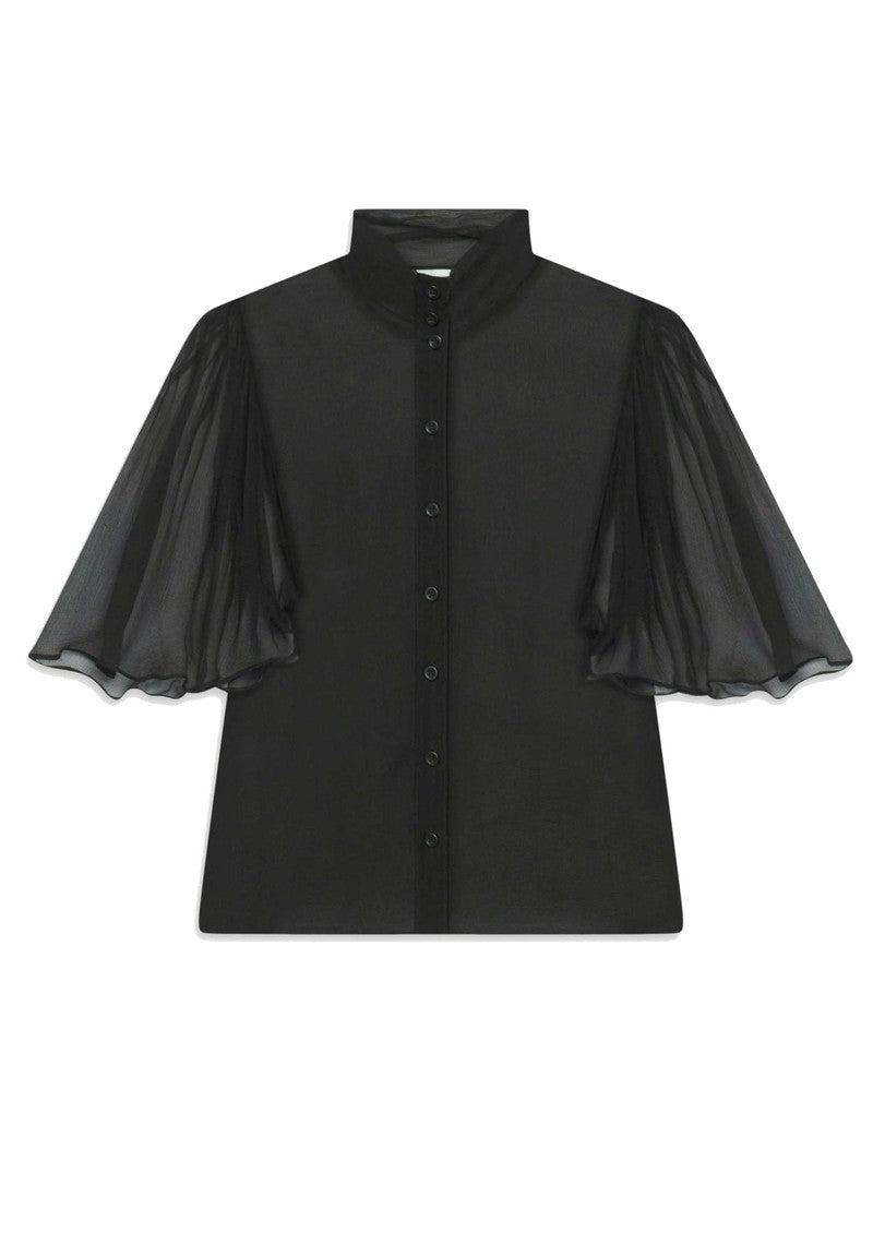 Womens Frame Denim Evening Tops In Black