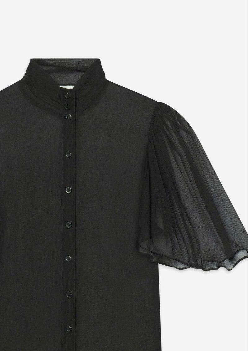 Womens Frame Denim Evening Tops In Black