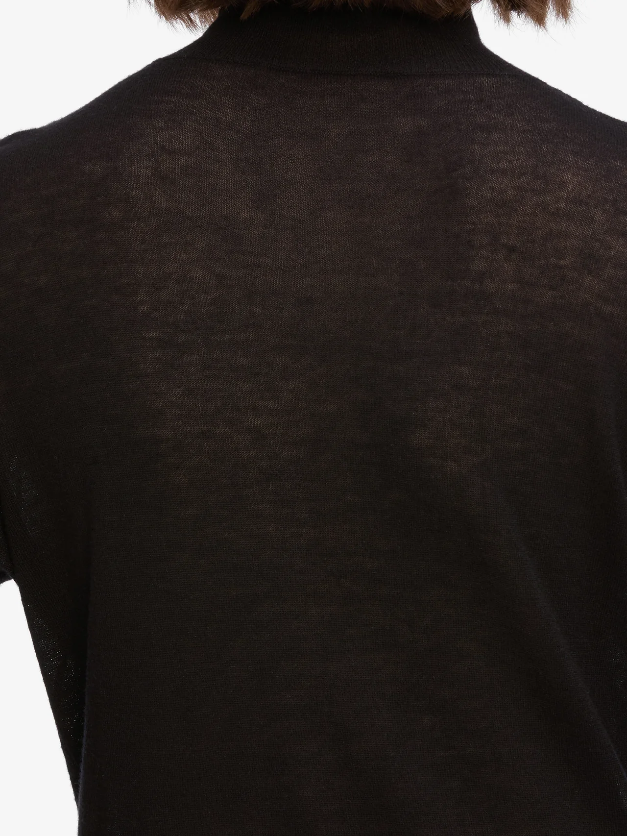 Womens Frame Denim Light Roll Necks In Black