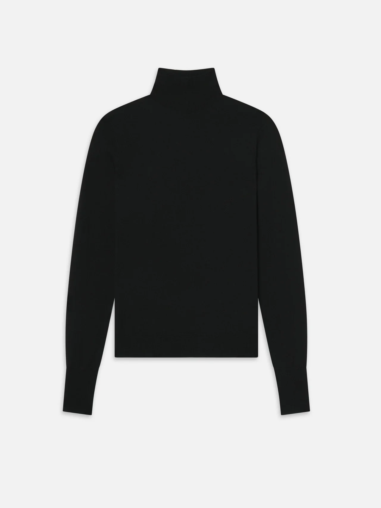 Womens Frame Denim Light Roll Necks In Black