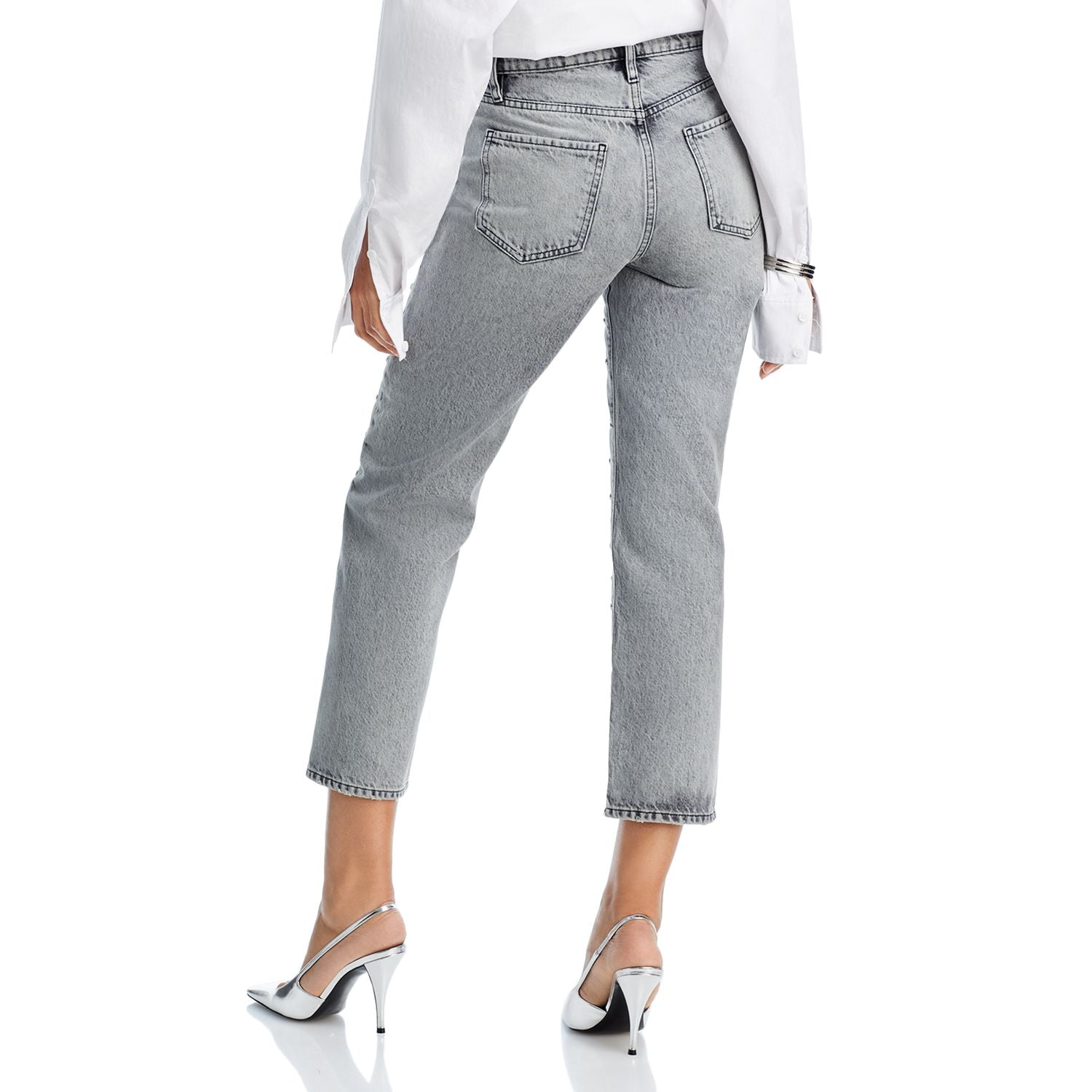 Womens Frame Denim Cropped Jeans