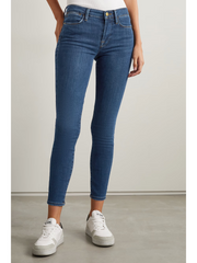 Womens Frame Denim Skinny Jeans In Blue