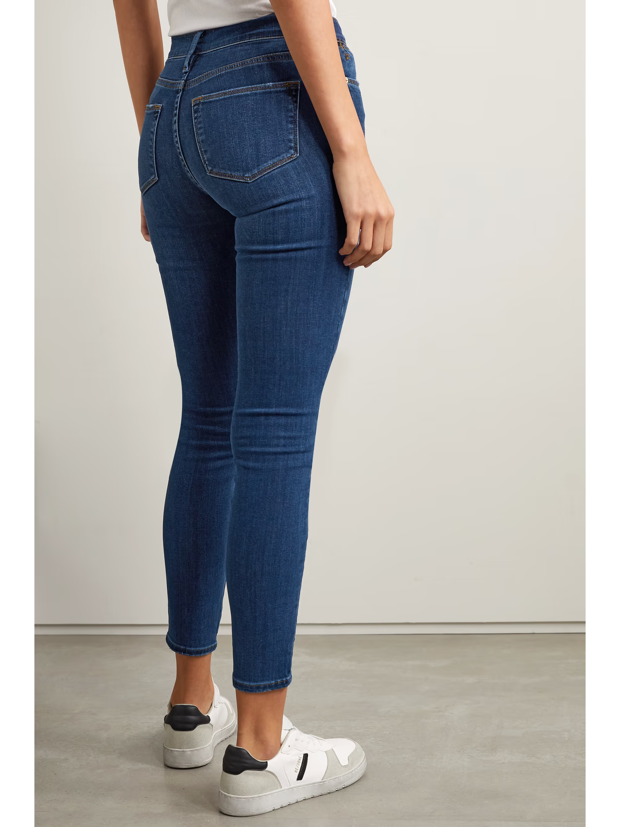 Womens Frame Denim Skinny Jeans In Blue