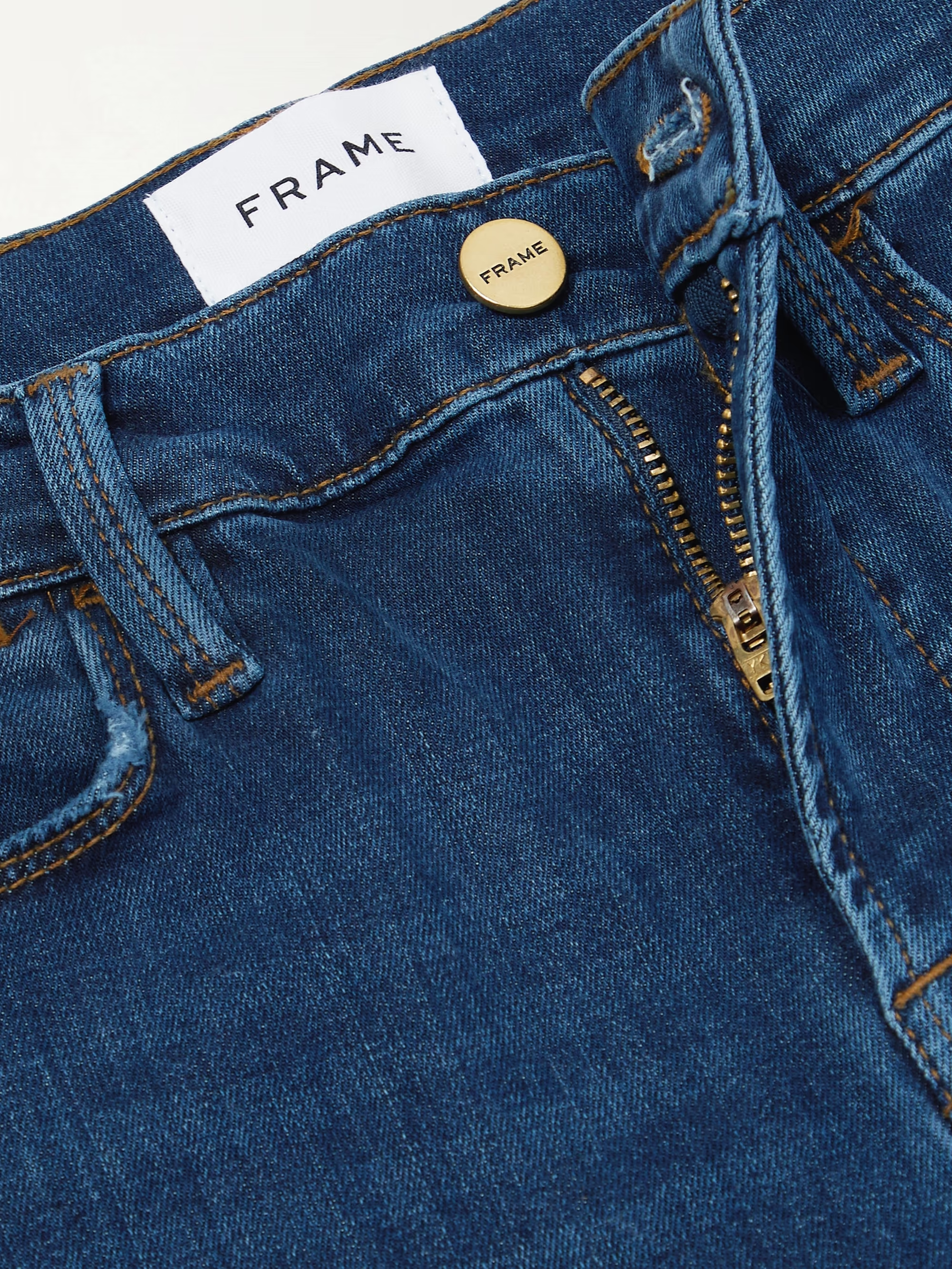 Womens Frame Denim Skinny Jeans In Blue