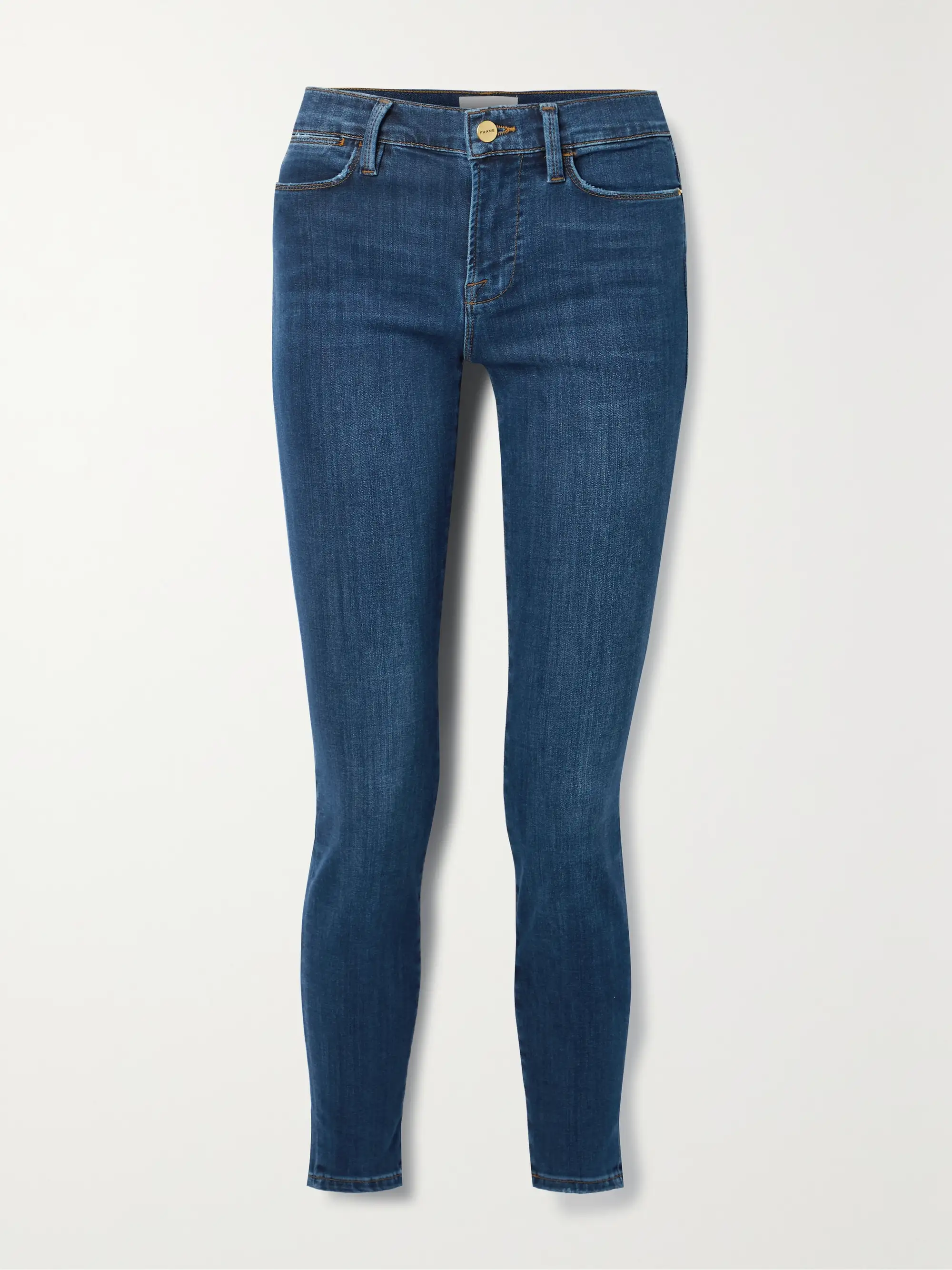 Womens Frame Denim Skinny Jeans In Blue
