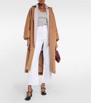 Womens Frame Denim Wide Leg Jeans In White