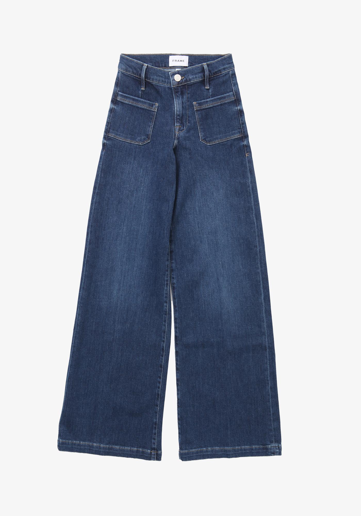 Womens Frame Denim Bootcut Jeans In Blue