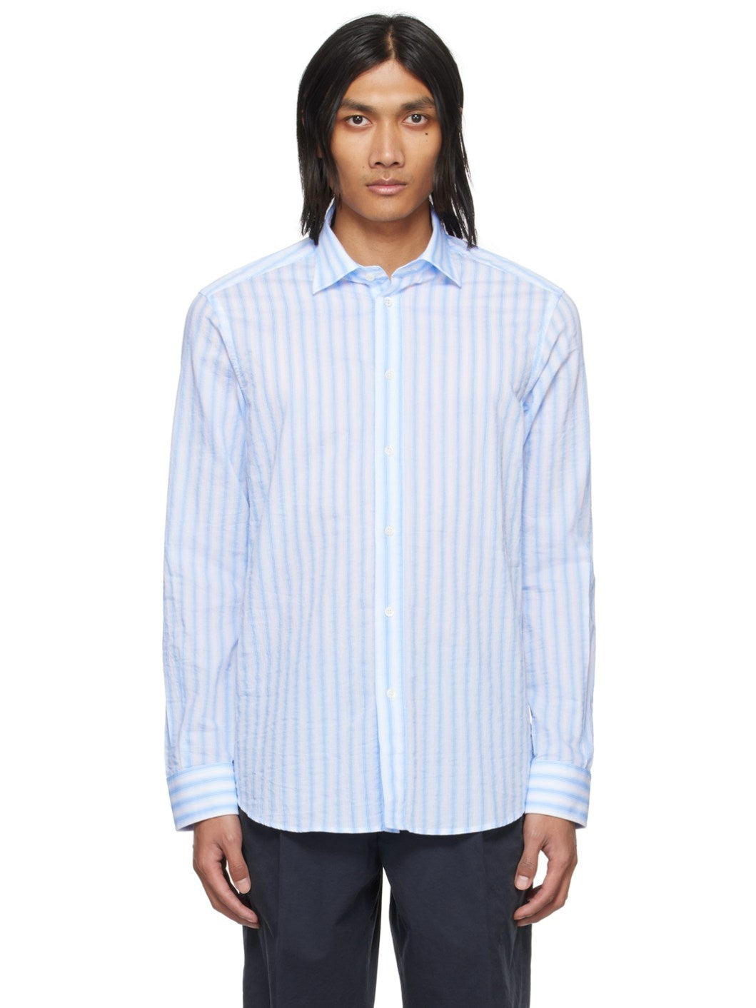Mens Barena Venezia Long Sleeve Casual In Need