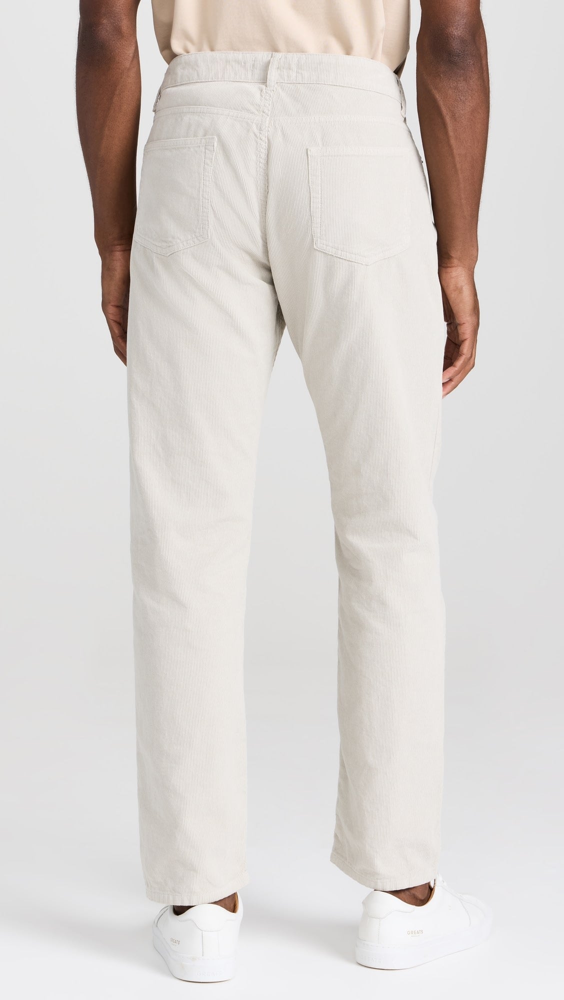 Mens Officine Generale Casual Trousers In Beige