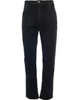 Balmain Mens Regular Denim Pants - Black Wash in Black