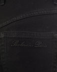 Balmain Mens Regular Denim Pants - Black Wash in Black