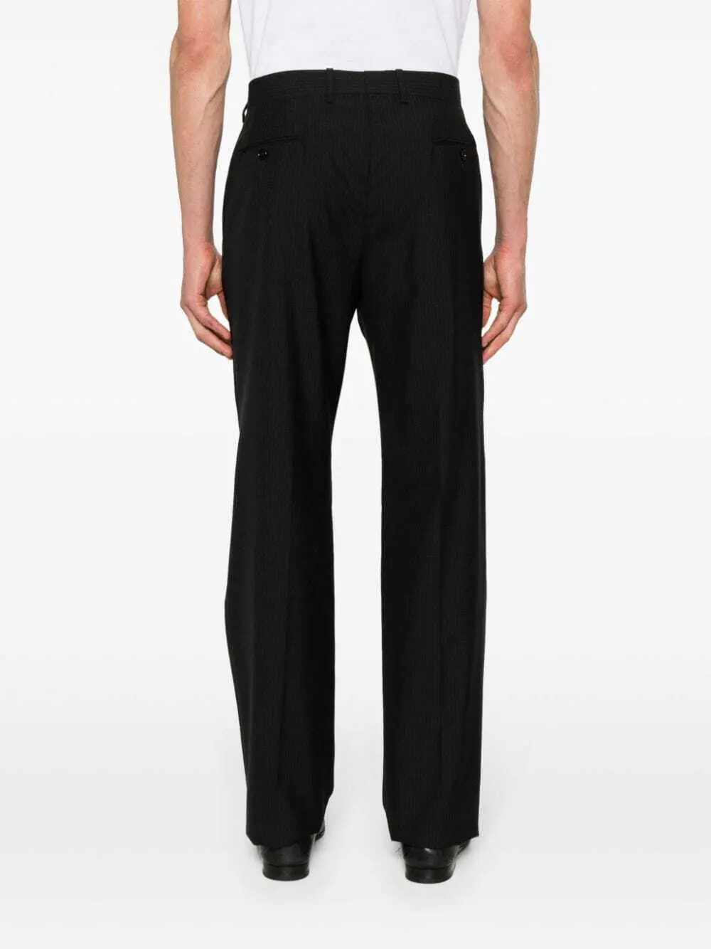 Mens Lardini Suit Trousers In Black
