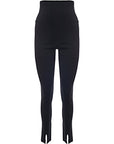 Victoria Beckham Womens Viscose Blend Split Front Leggings