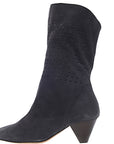 Isabel Marant Womens Reachi Lazer Slouch 55Mm Suede Boot in Black