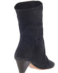 Isabel Marant Womens Reachi Lazer Slouch 55Mm Suede Boot in Black