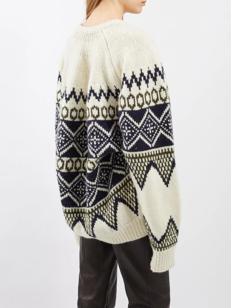 Womens Khaite Heavy Crew Necks In White