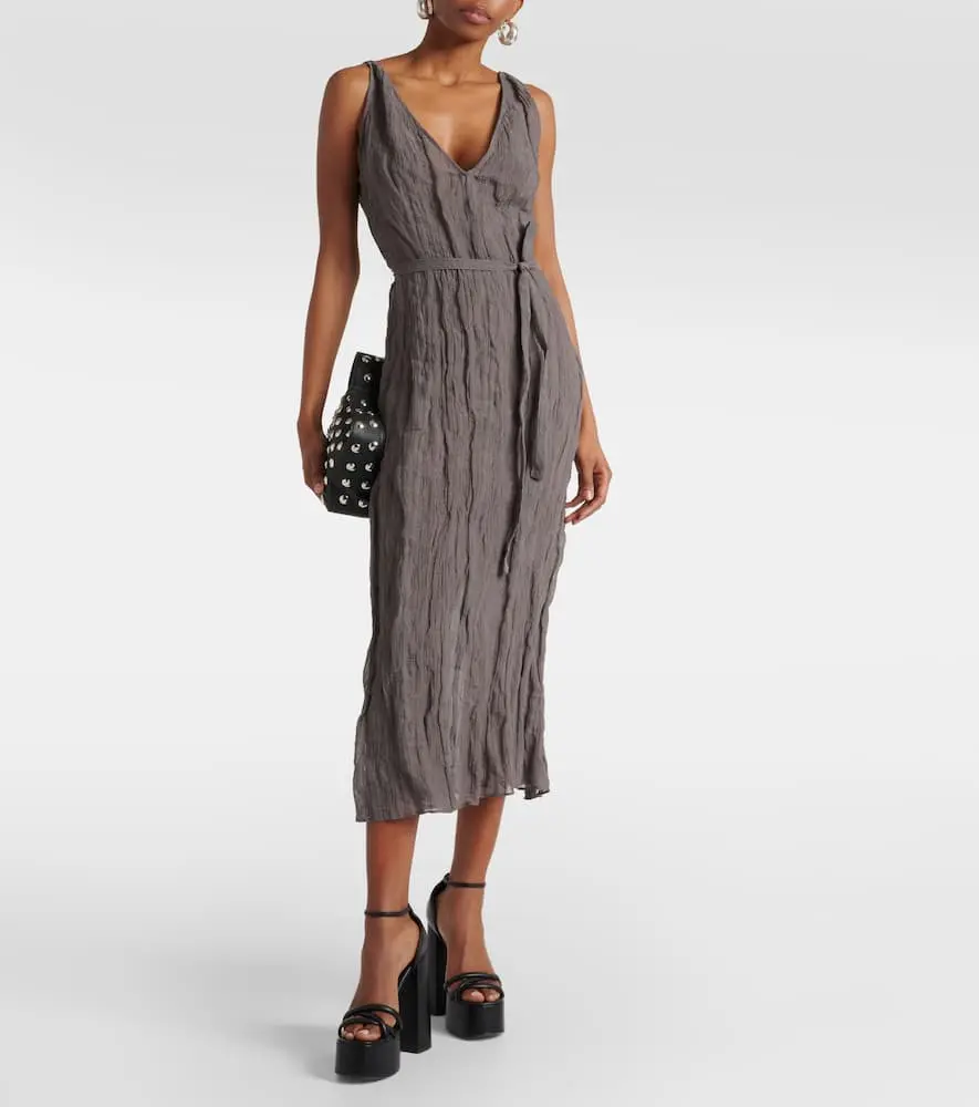 Womens Altuzarra Long Day Dresses In Dark Grey