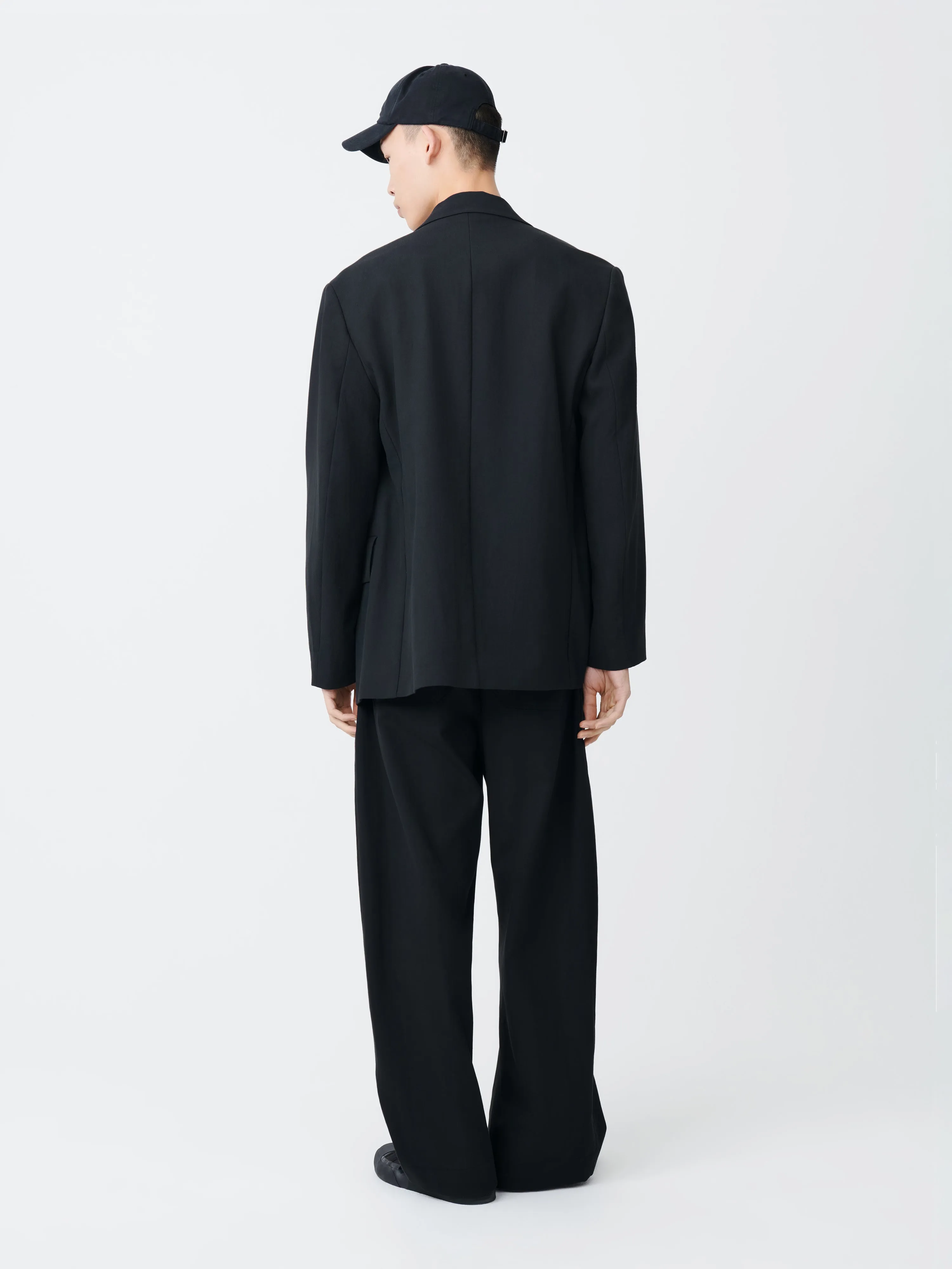 Mens Studio Nicholson Fashion Suit Jackets In Black Grey