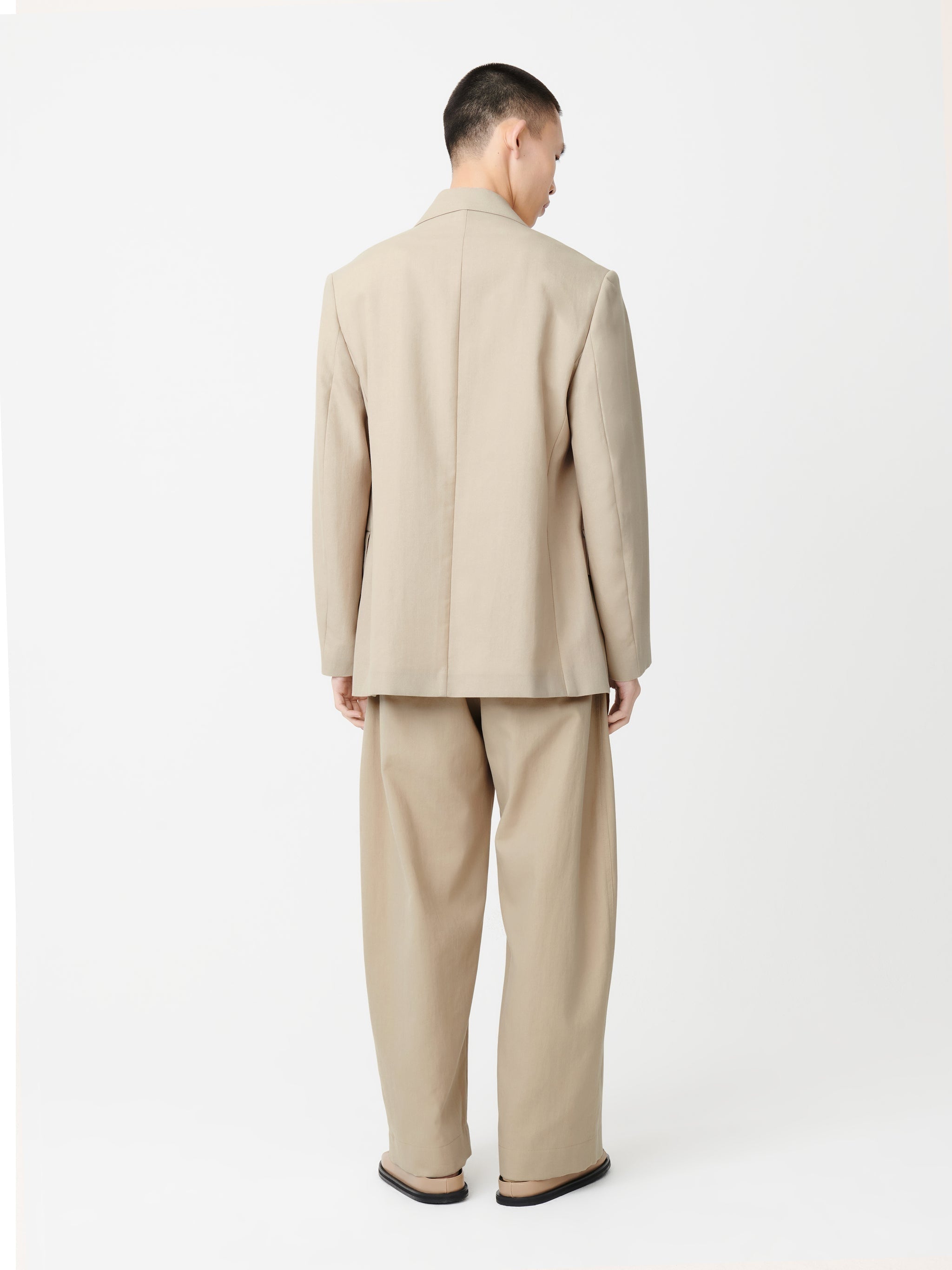 Mens Studio Ncholson Fashion Suit Jackets In Cream