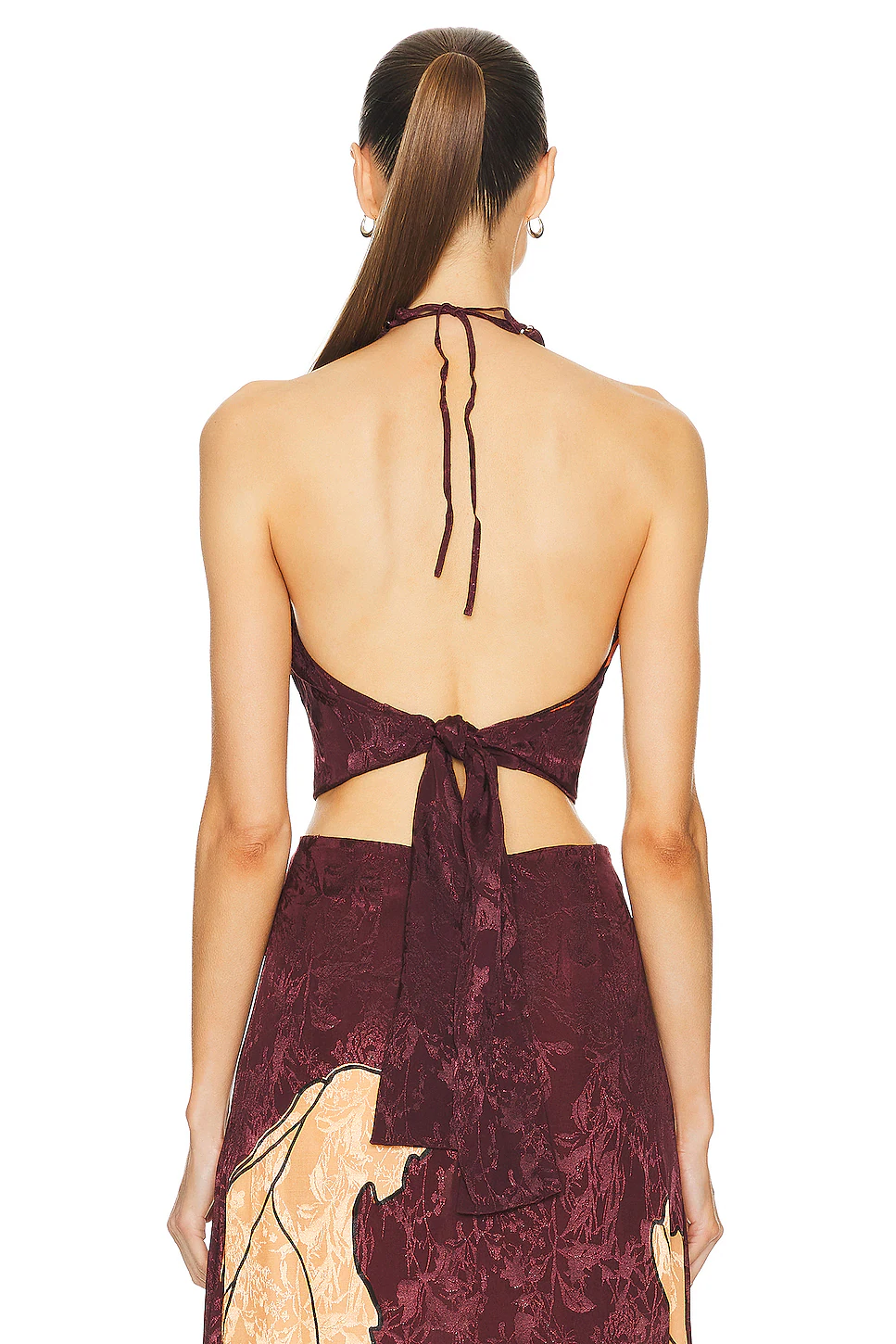 Womens Johanna Ortiz Crop Tops In Purple Multi