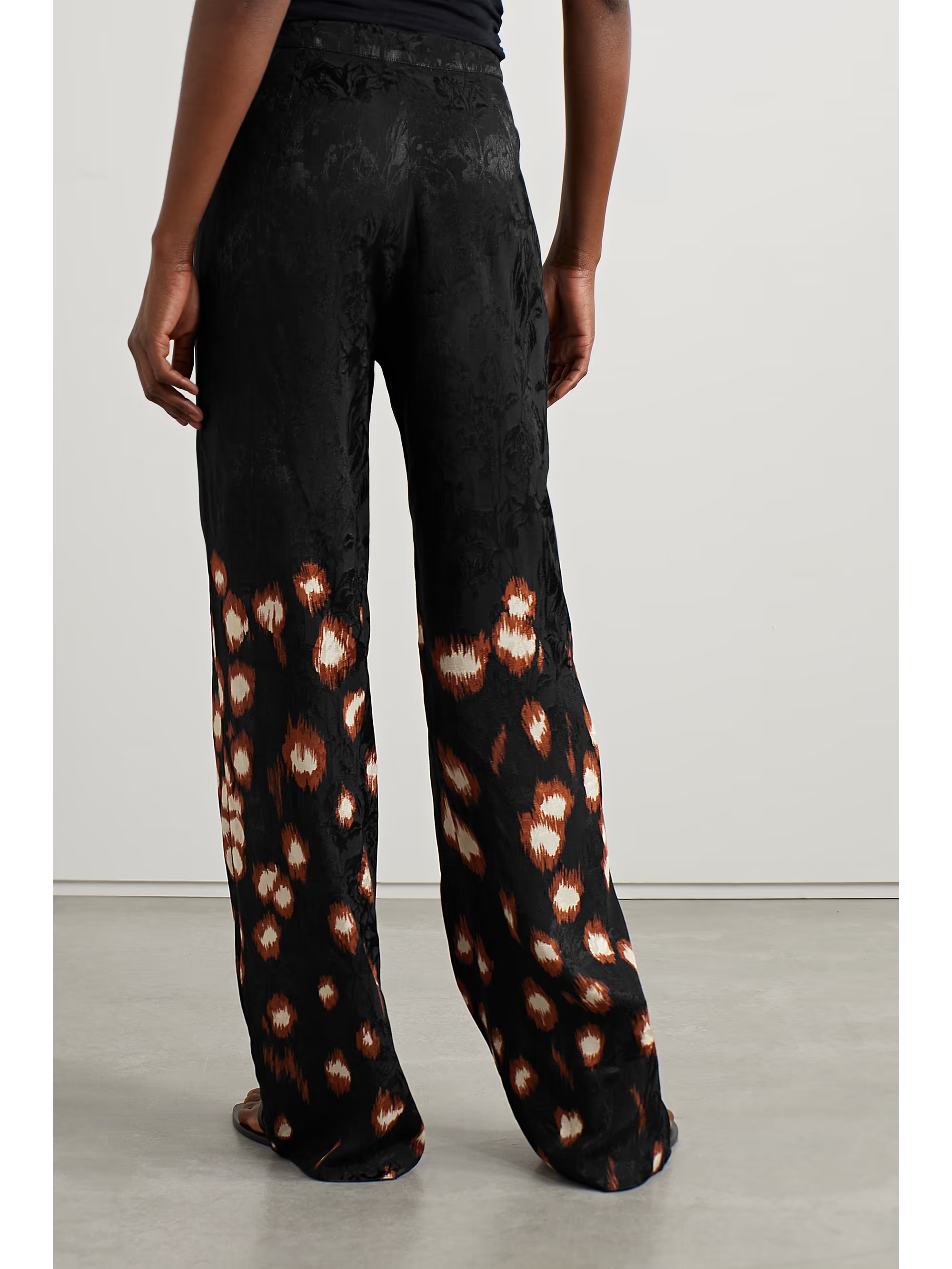 Womens Johanna Ortiz Relaxed Trousers In Brown Multi