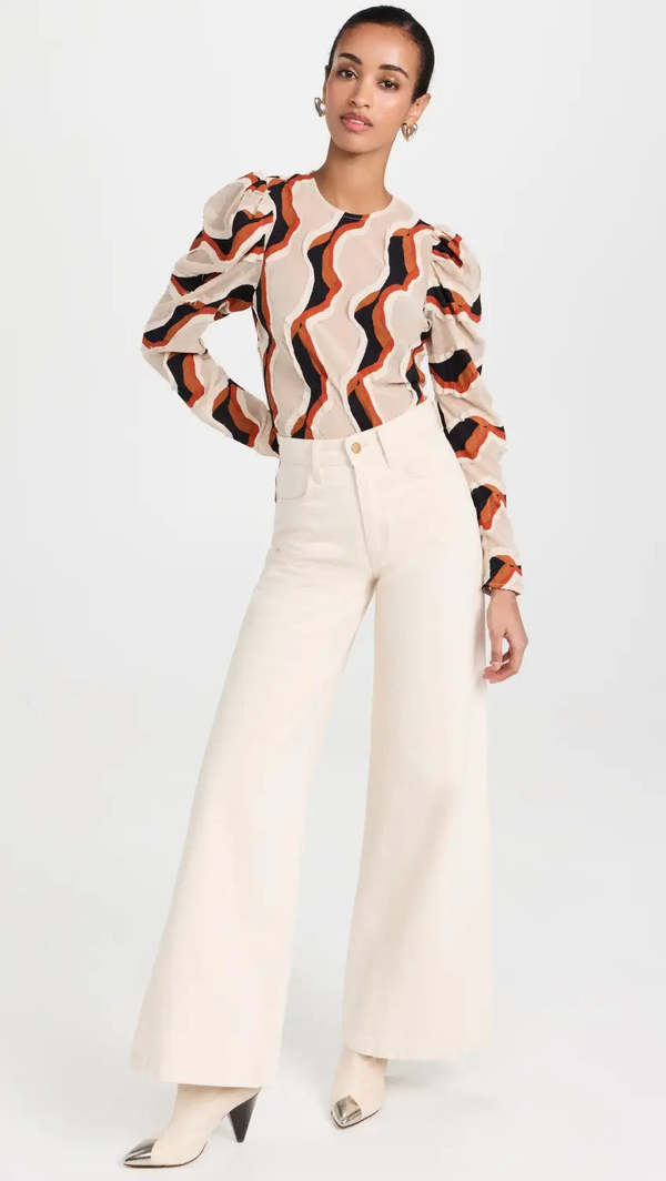 Womens Ulla Johnson Long Day Dresses In Cream Multi