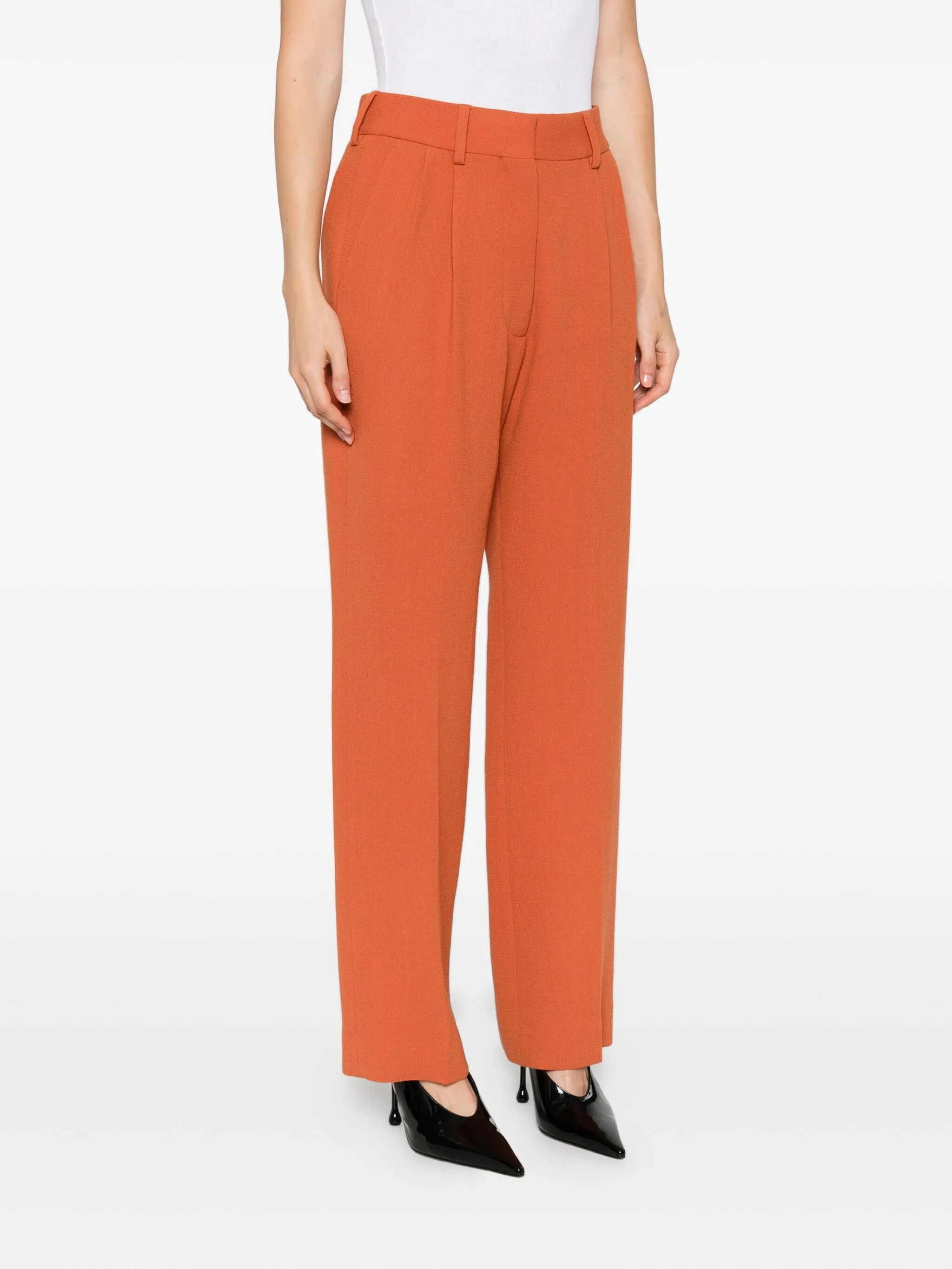 Womens Blaze Tailored Trousers In Tangerin