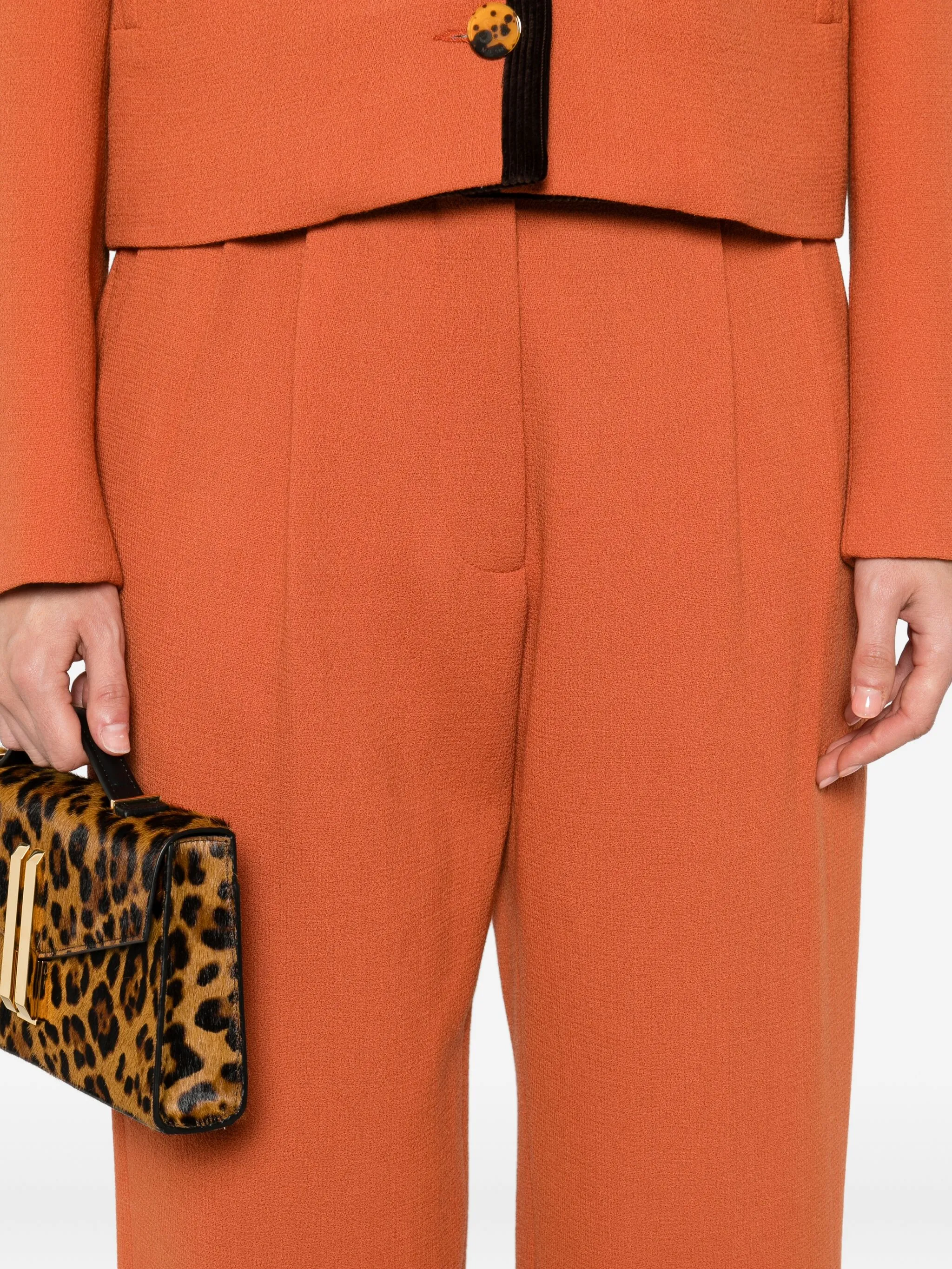 Womens Blaze Tailored Trousers In Tangerin