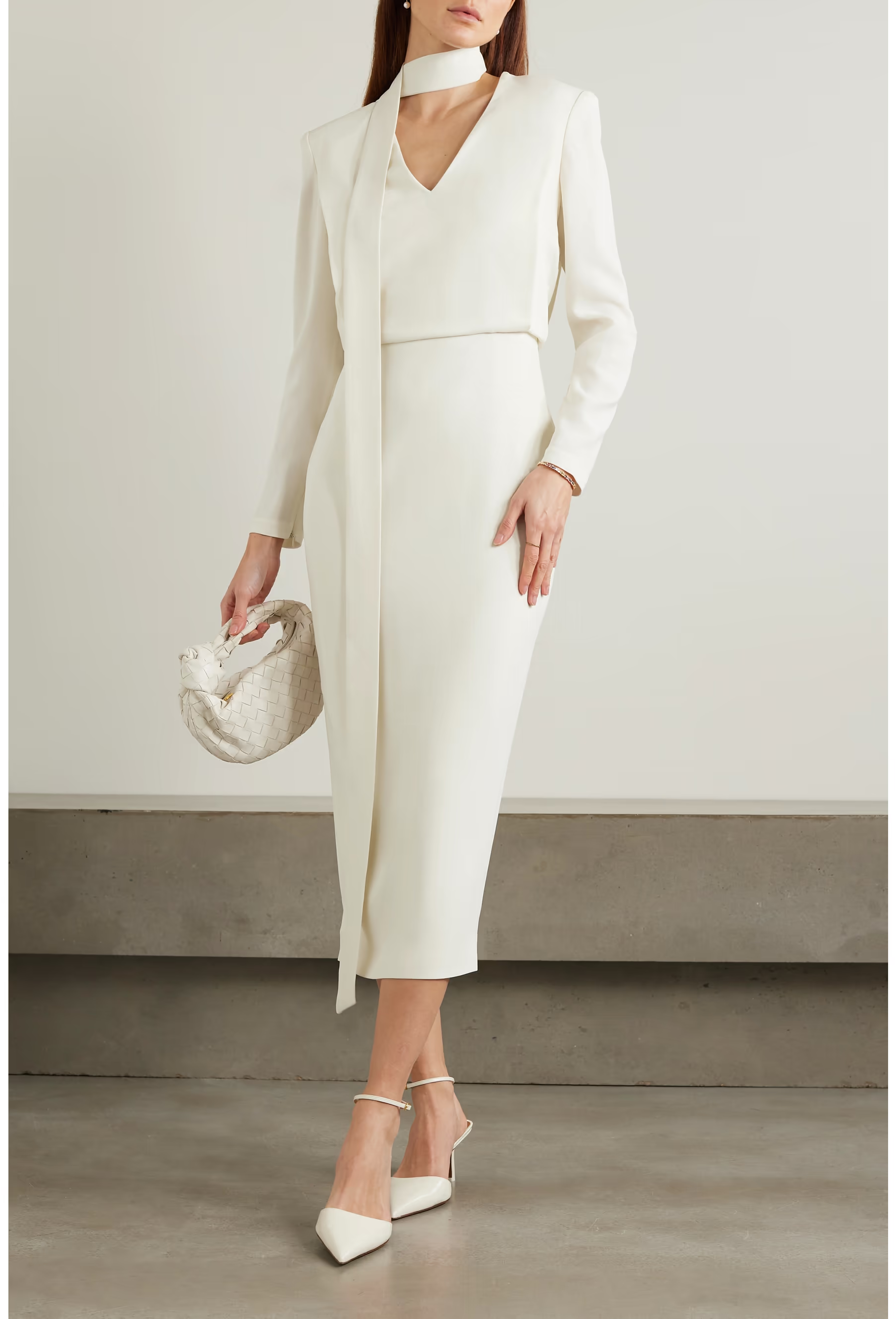 Womens Roland Mouret Occasion Dress In Cream