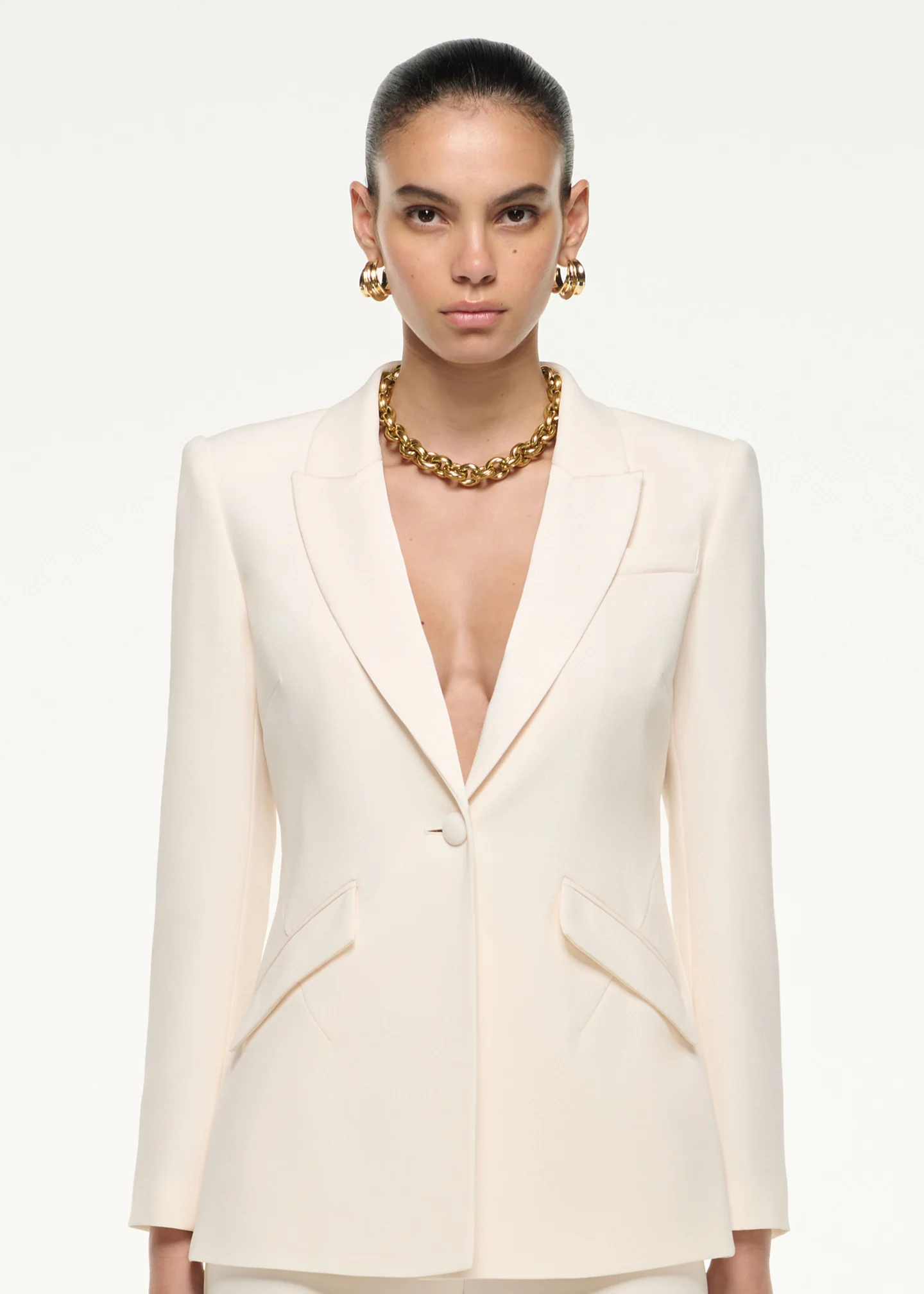 Womens Roland Mouret Tailored Jackets In Cream