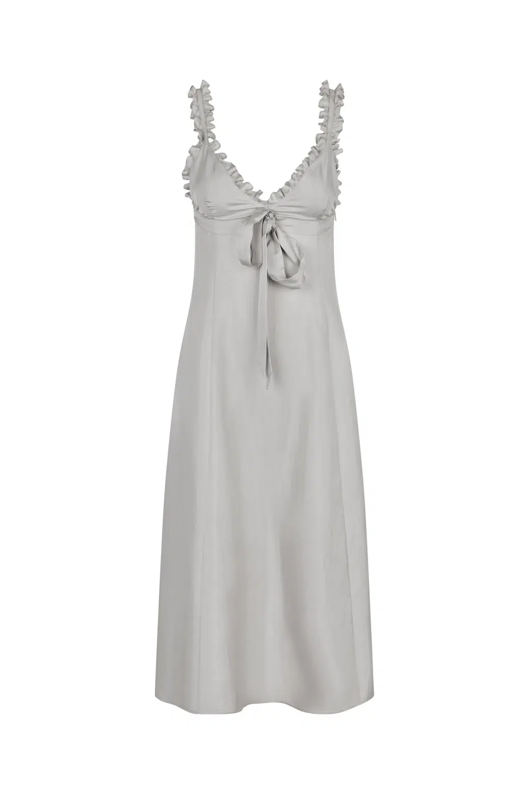 Womens Saks Potts Long Day Dresses In Grey