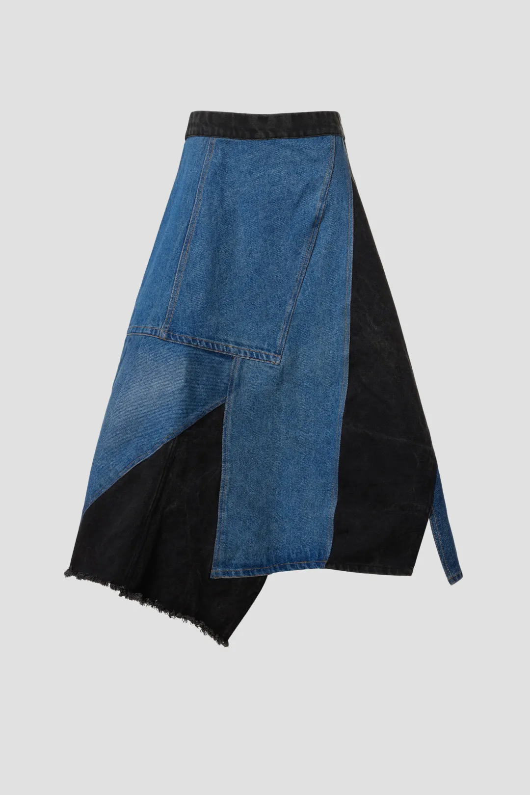 Womens Sea Denim Skirts In Blue Black