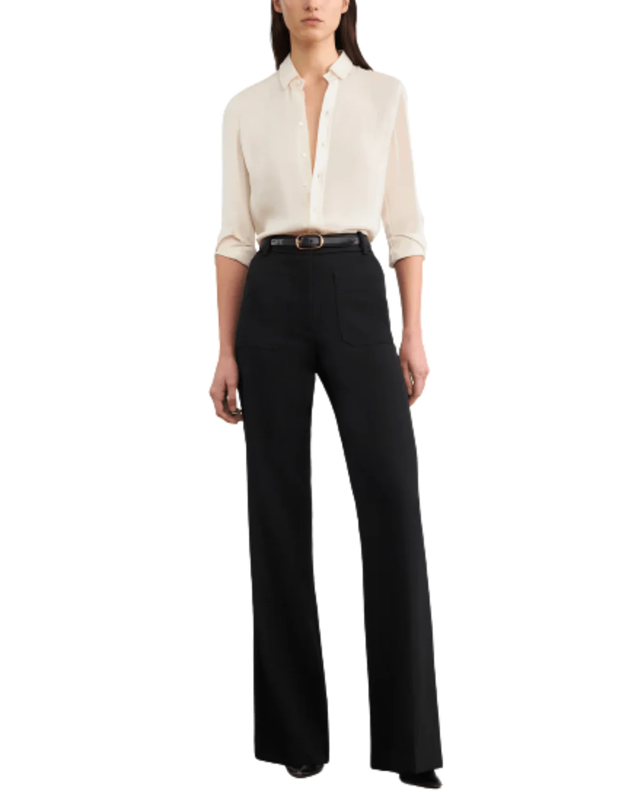 Womens Nili Lotan Tailored Trousers In Black