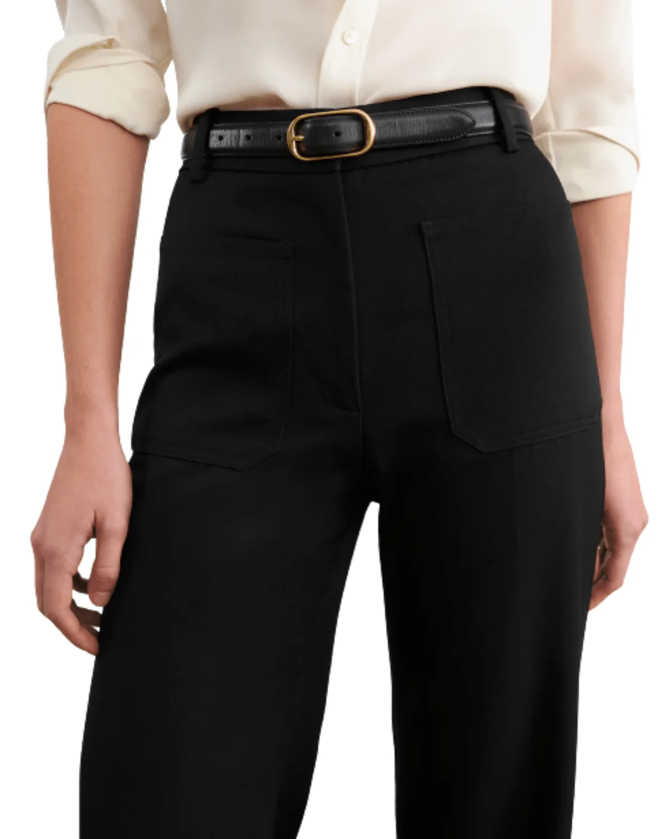 Womens Nili Lotan Tailored Trousers In Black
