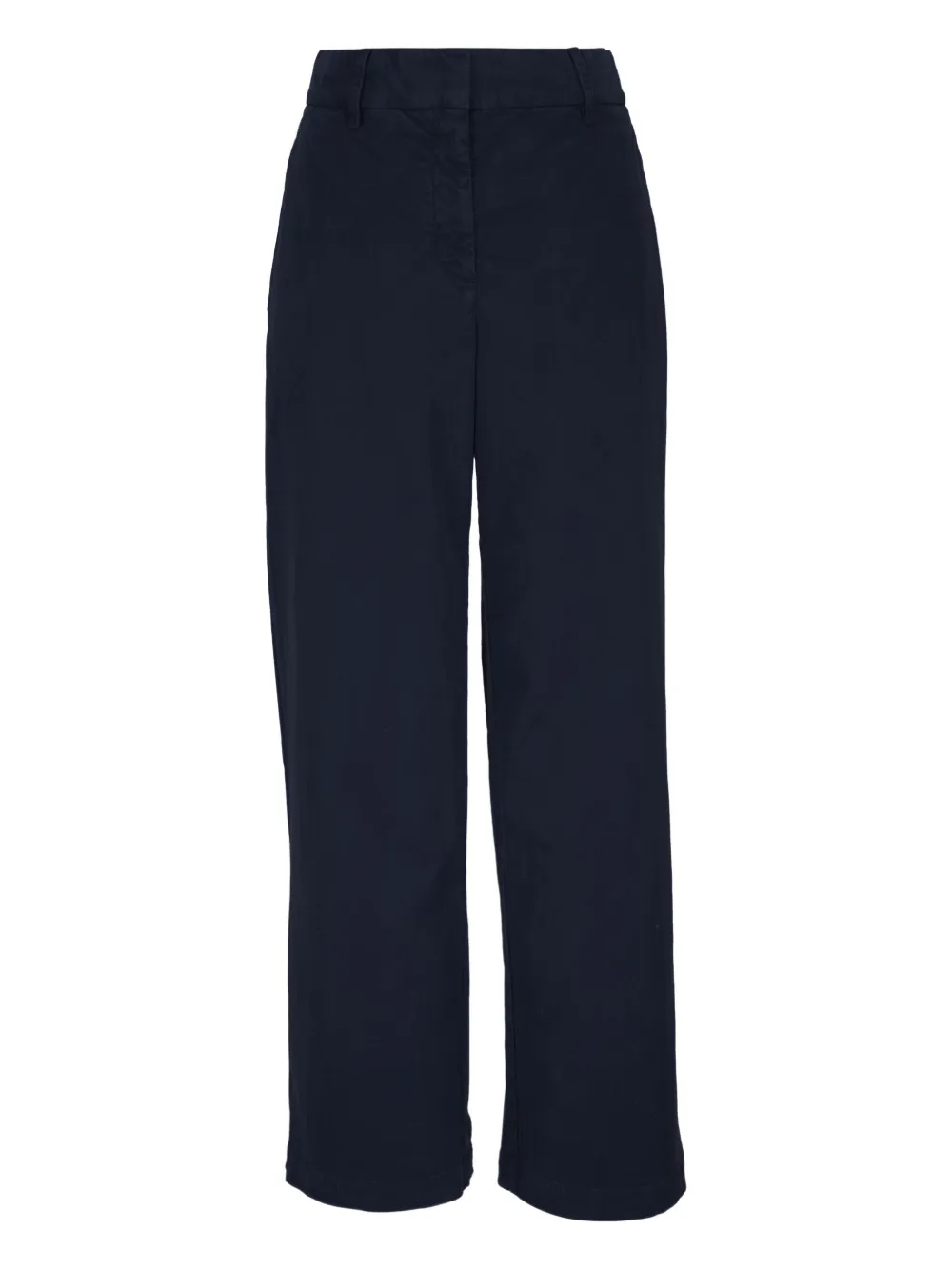 Womens Nili Lotan Wide Leg Trousers In Navy