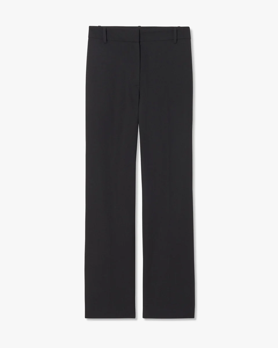 Womens Nili Lotan Wide Leg Trousers In Black