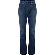 Womens Tom Ford  Stone Washed Denim Flare Jeans In Blue