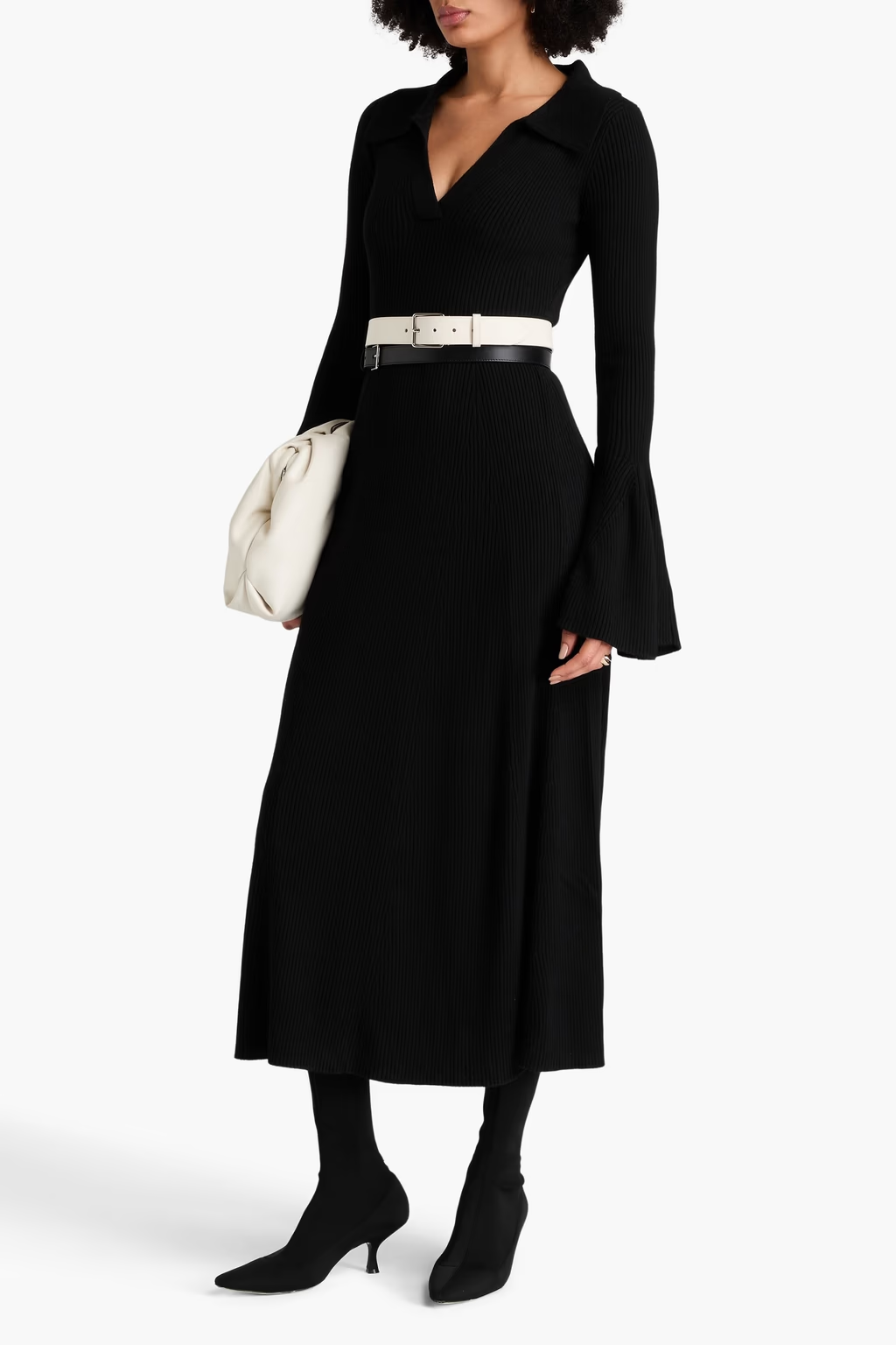 Womens Palmer Harding Knitted Dresses In Black