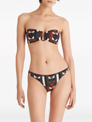 Womens Eres Bikini Bottoms In Brown Print