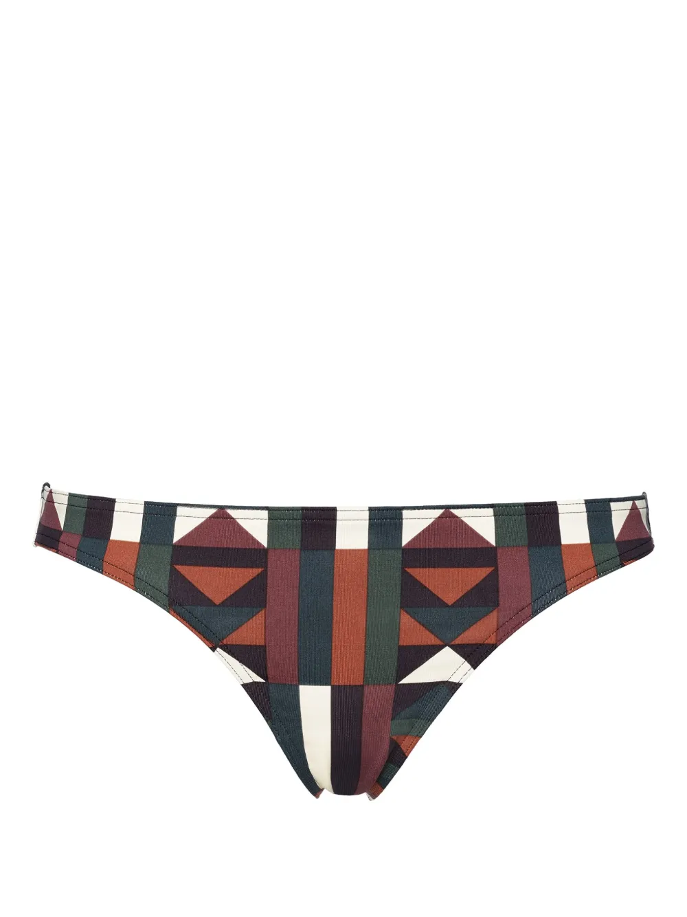 Womens Eres Bikini Bottoms In Brown Print