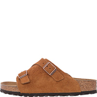 Birkenstock Women's Zurich Suede Buckle Slide Sandals